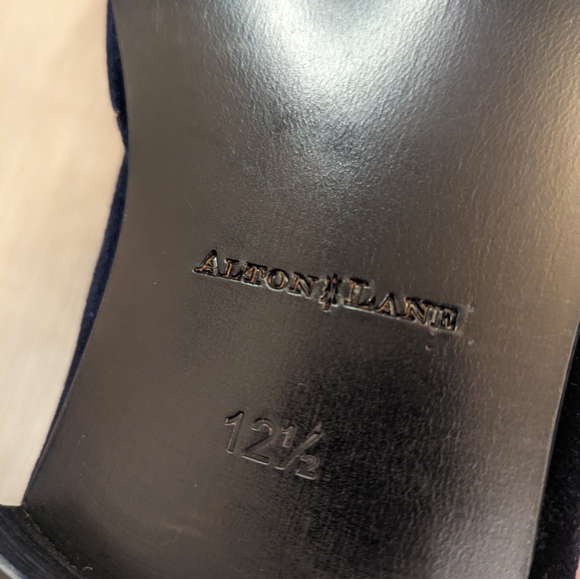 Alton Lane Blue Velvet Loafers. Size 12.5 - Picture 6 of 6